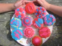 Cupcakejes versieren